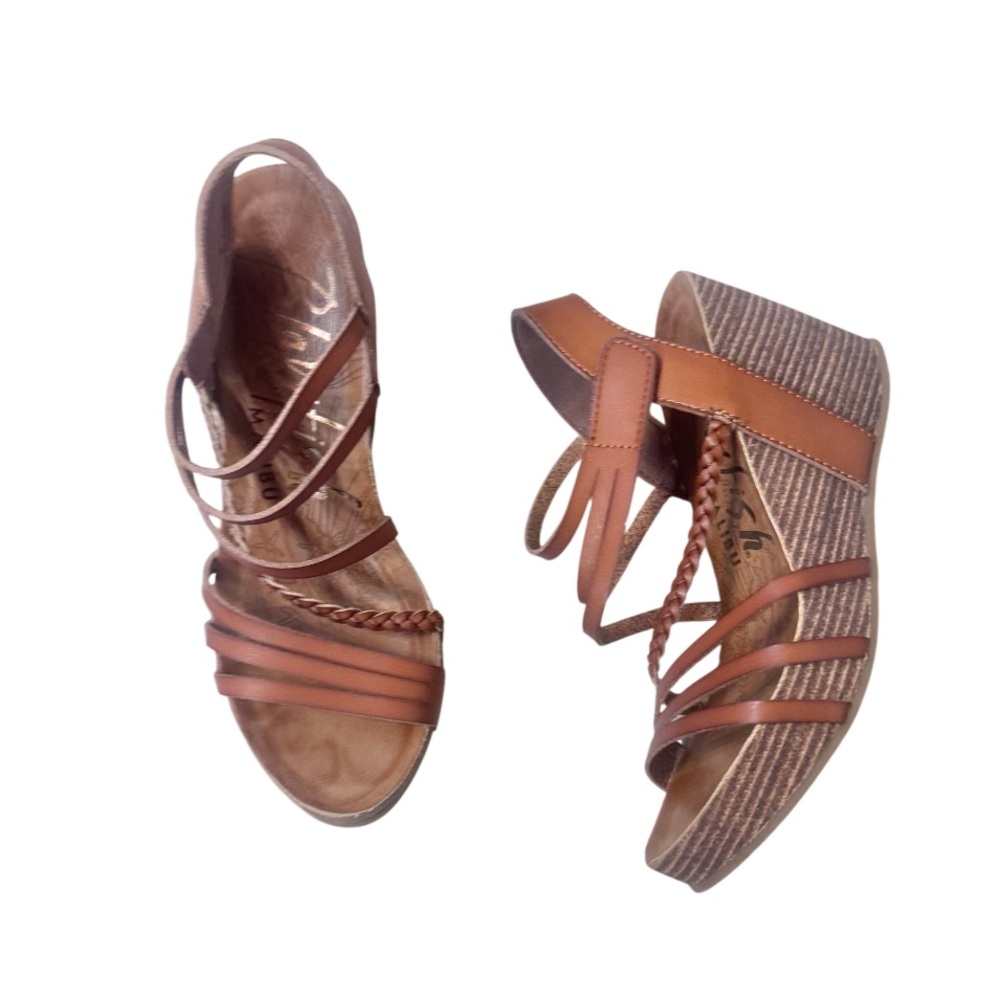 BLOWFISH Malibu Heidi platform heels women’s sandals size 9 - Picture 7 of 16